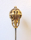 Antique Hatpin Enos Richardson 14k Art Nouveau Acanthus Leaf