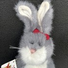 Boyds Razz Bearies Bunny Rabbit Plush    a Little Gray Hair Never Hurt Anyone  New