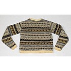 Vintage Kids Sweater Jantzen Size Youth L 60s Wool Mohair Fair Isle Made Usa