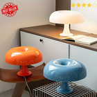 Vintage Orange Mushroom Lamp Mid Century Modern Retro Minimalist Table Lamp