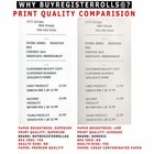  3 1 8 X 230 Thermal Paper 50 Rolls  core bpa Free Roll  55 Gsm Paper Thickness 