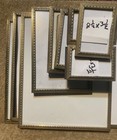 Lot Vtg Matching Picture Frames Brass Gold Tone 2 5x3 5 4x5 5x7 8x10 3 25x4 25