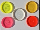 5 Vintage Wham-o Frisbee Lot 2 Regular  2 World Class 119g  1 World Class 141g