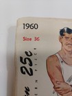 Simplicity 1960 Shorts Boxers Underwear Sewing Pattern Mens 36  Vtg 1940 s High