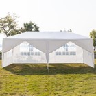 10x 20ft Canopy Tent Party Tent Gazebo Wedding Canopy 6 Removable Wall