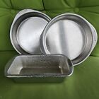 Choose Doughmakers Two 9  Round  Cake Pans Or Loaf Pan Commercial Grade Aluminum