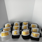 Pop Fizz Design Bachelorette Trucker Hats 12 Pk New Bride   Bride Tribe Hats