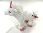 Fao Schwarz Toys R Us White Pink Stuffed Unicorn Plush 11    Animal 2013