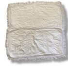 La Rochelle White Matelasse Fringe Shams Portugal King Set Of 2 Lux Thick