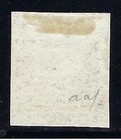New South Wales  1856  Scott  32  Black Proof On Card