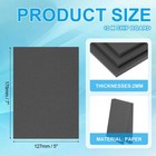 7x5x0 08  Chipboard Sheets 10pcs 80pt Thick Book Board Binders Board  Black