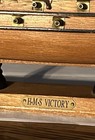Hms Victory Wooden Warship Model British Royal Navy Display Collectible