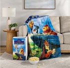 Disney Classic Vhs Boxed Silk Touch Throw Blanket 50     70  Lion King New