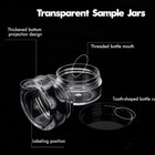 3 Gram Sample Containers With Lids  25 Count Tiny Sample Jars  Empty Lip Balm Co