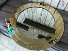  20  Brass Porthole Mirror Nautical Wall Decor Large Working Ship Cabin Window 