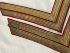Original Pair M1881 Corporal Artllery Dress Coat Chevrons Nice Bullion Wire 