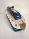 Vintage Folk Art Wood Ship Boat Handmade Primitive Nautical