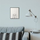Stupell Industries Owl Portrait Grey Drawing Design  Designed By Victoria Bor   