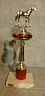 Vintage 1970 s Quarter Horse Show Trophy 11  Tall