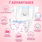 20pcs Disposable Pet Diapers Female Dogs Super Absorbent Soft Heating Pee Puppy