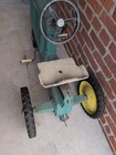 Vintage John Deere 10 Pedal Tractor 3 Hole Eska Original  2