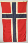 Vtg Mid-century Annin Defiance Large Norway Flag 100  Cotton Textile Art 3x5 