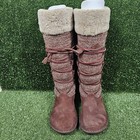 Ugg Torrey 5182 Brown Leather Winter Tall Fur Lined Boots Womens Size Us 6