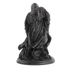 Grim Reaper Decor Black Tunic Robe Statue Of Holy Death Santa Muerte Standing