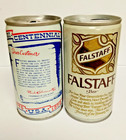  2  Falstaff Steel Beer Cans Bicentennial Beer Can