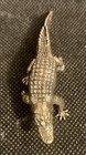 Brass Alligator 3 1 8  Handcrafted Figurine