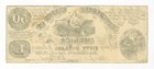 1861 Ct-14  50 The Confederate States Of America  ctft   Note - Civil War Era