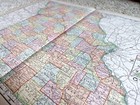 Missouri Vintage Original Antique State Map Rand Mcnally 1899 Atlas 28  X 21 5 