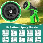 Garden Hose 100 Ft W 10 Pattern Thumb Spray Nozzle As-seen-on-tv 650psi 3 4 In P