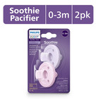 Philips Avent Soothie Pacifier 0-3 Months Bpa Free Silicone 2 Pack  