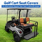 Nokins Golf Cart Seat Covers Fits Yamaha Ezgo Club Car Rear Cushion Carbon Fiber