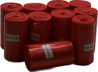 8050 Dog Pet Waste Poop Bags Refill 350 Rolls Coreless Red Petoutside