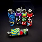 Clipper Lighters     5 Pack   Gamer Edition With Hand-sewn 3d Covers