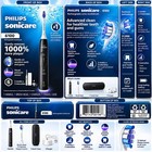 Philips Sonicare 6100 Rechargeable Electric Toothbrush Black W  Travel Case