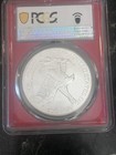 2023-pcgs Ms70 Silver Eagle First Strike Joe Biden Label  Nice Coin  999 Silver