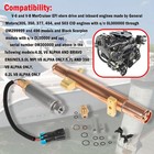 8m0125852 Fuel Pump Cooler Kit For Mercruiser Gm Marine V6 V8 Efi Mpi 861156a03