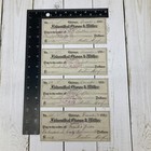 1800 s Check Lot Of 4 Sequential Chicago Felsenthal Gross Miller Bank Checks