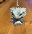 Bearded Dragon Lizard Reptile Figure Ball Chain Gray Japan