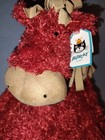Jellycat Medium Bunglie Horse Red Plush Stuffed Animal Brown Mane