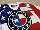 Texas Stars Game Worn Mic Military Appreciation Authentic Usa Ccm Ahl Jersey 54
