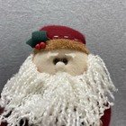 Santa And Mrs  Claus Standing Christmas Dolls Primitive Folk Dress 15   