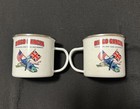 Set Of 2 Diego Garcia Military Base Enamel Coffee Mugs Cuppa Made In Usa