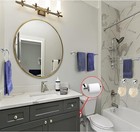 Bathroom Hardware Accessories Set With 16  Towel Bar - Light Silver 10 Piece