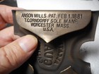 Belt Buckle  Alcatraz California Guard Solid Brass Anson Mills W  Belt Clip