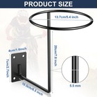 6 Pack Helmet Holder Stand Display Rack Metal Helmet Hanger Wall Mount Decor