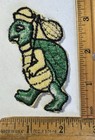 Vintage Hobo Runaway Turtle Sew On Patch Biker Hippie Travel Souvenir